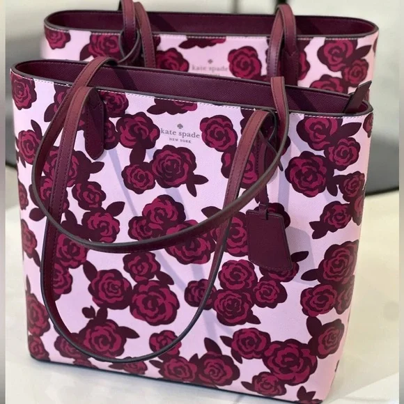 トートバッグ Kate Spade Brynn Rose Florets Tote KH408 kate spade | Bags | Kate Spade Brynn Rose Florets Tote Nwt